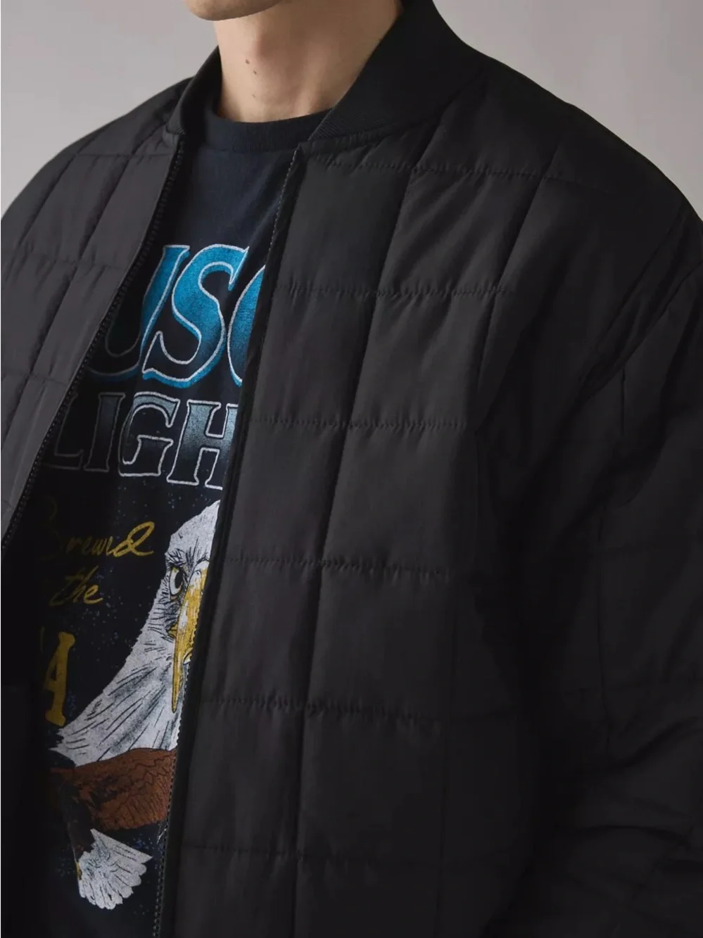 NWT BDG Quilted Bomber Jacket